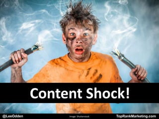 @LeeOdden TopRankMarketing.com
Content Shock!
@LeeOdden Image: Shutterstock TopRankMarketing.com
 