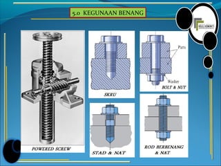 5.0 KEGUNAAN BENANG
 