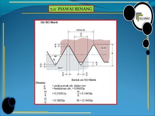 7.0 PIAWAI BENANG
 