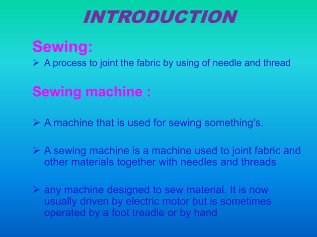 Smocking machine | PPTX