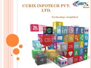 CURIX INFOTECH PVT.
LTD.
Technology simplified
 