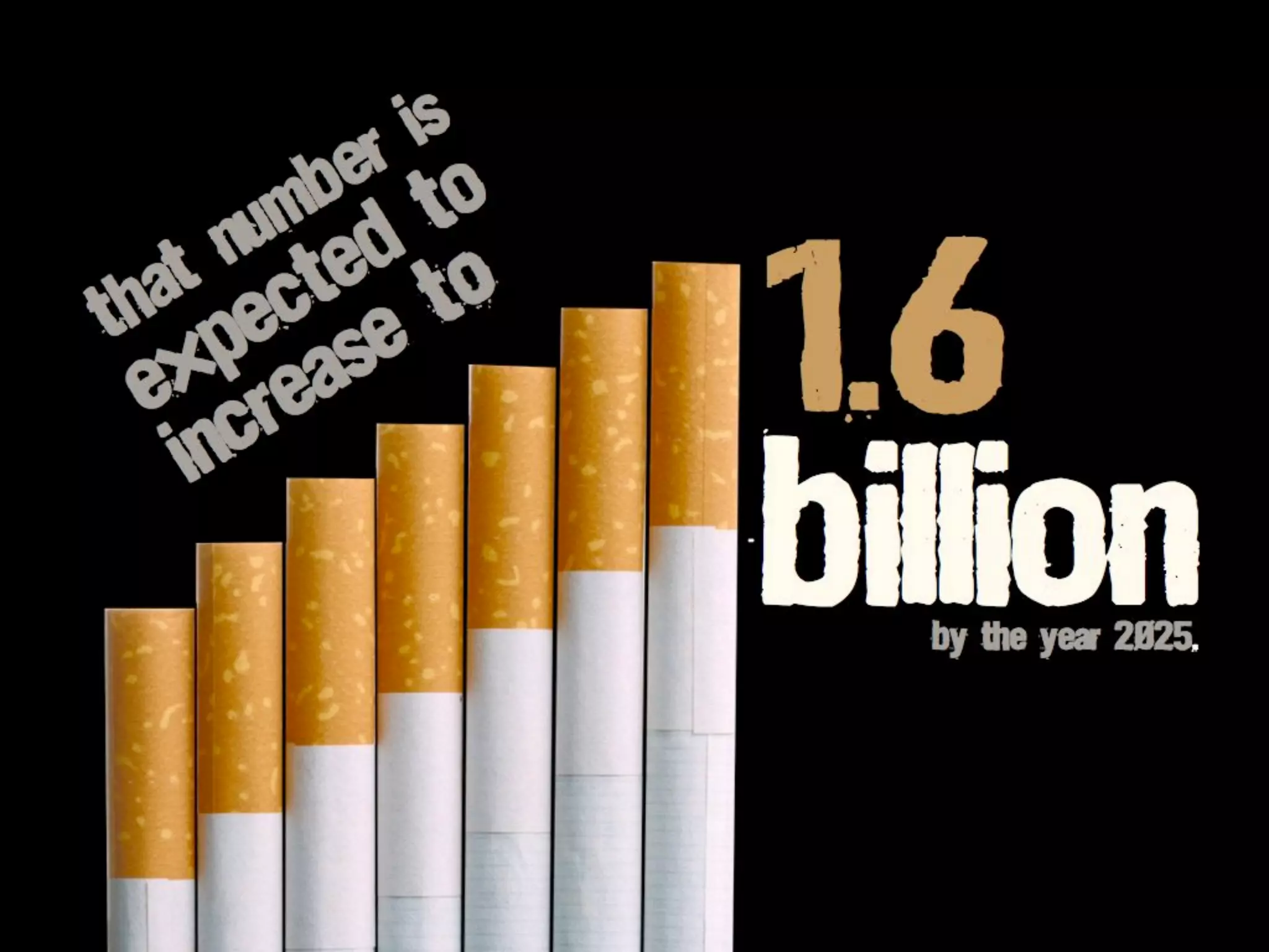 billion
that number is
1.6
by the year 2025.
increase TO
expected to
 