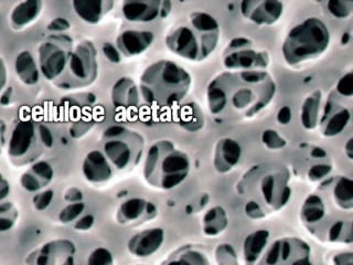 A cigarette filter
can take between
 