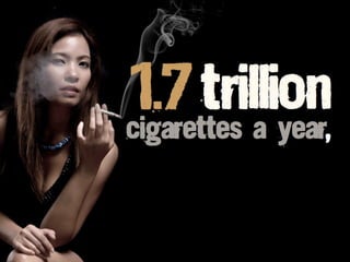 cigarettes a year,
1.7trillion
 