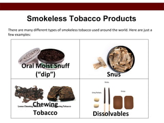 smokeless tobacco definition Smokeless-Tobacco-101.pptx