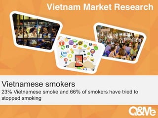 Smoking behaviours among Vietnamese