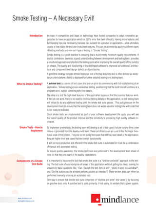 Smoke testing a_necessary_evil! | PDF