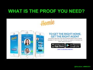 WHAT IS THE PROOF YOU NEED?
@DistroDom - #WMD2015
 