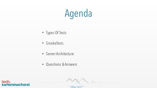 Smoke Tests Devops Hamburg 06 02 17