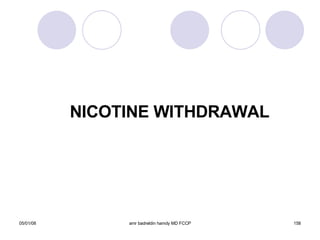 NICOTINE WITHDRAWAL 