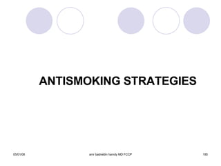 ANTISMOKING STRATEGIES 