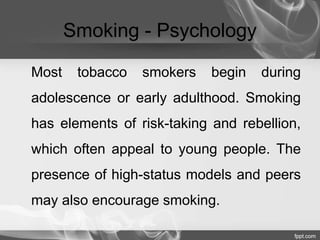 psychology of smoking cigarettes Smoking psychology of smoking cigarettes Smoking