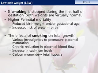 Smoking5Cigarette smoking in pregnancy