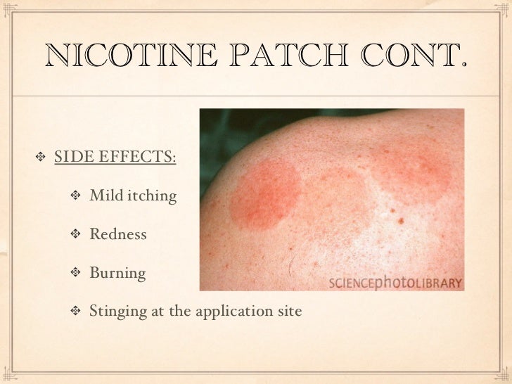 smoking cessation project nicotine patch how it works
