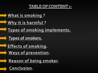 what does cigarette smoking cause 10 Health Effects Caused by Smoking You Didn't Know About | State of Tobacco  Control
