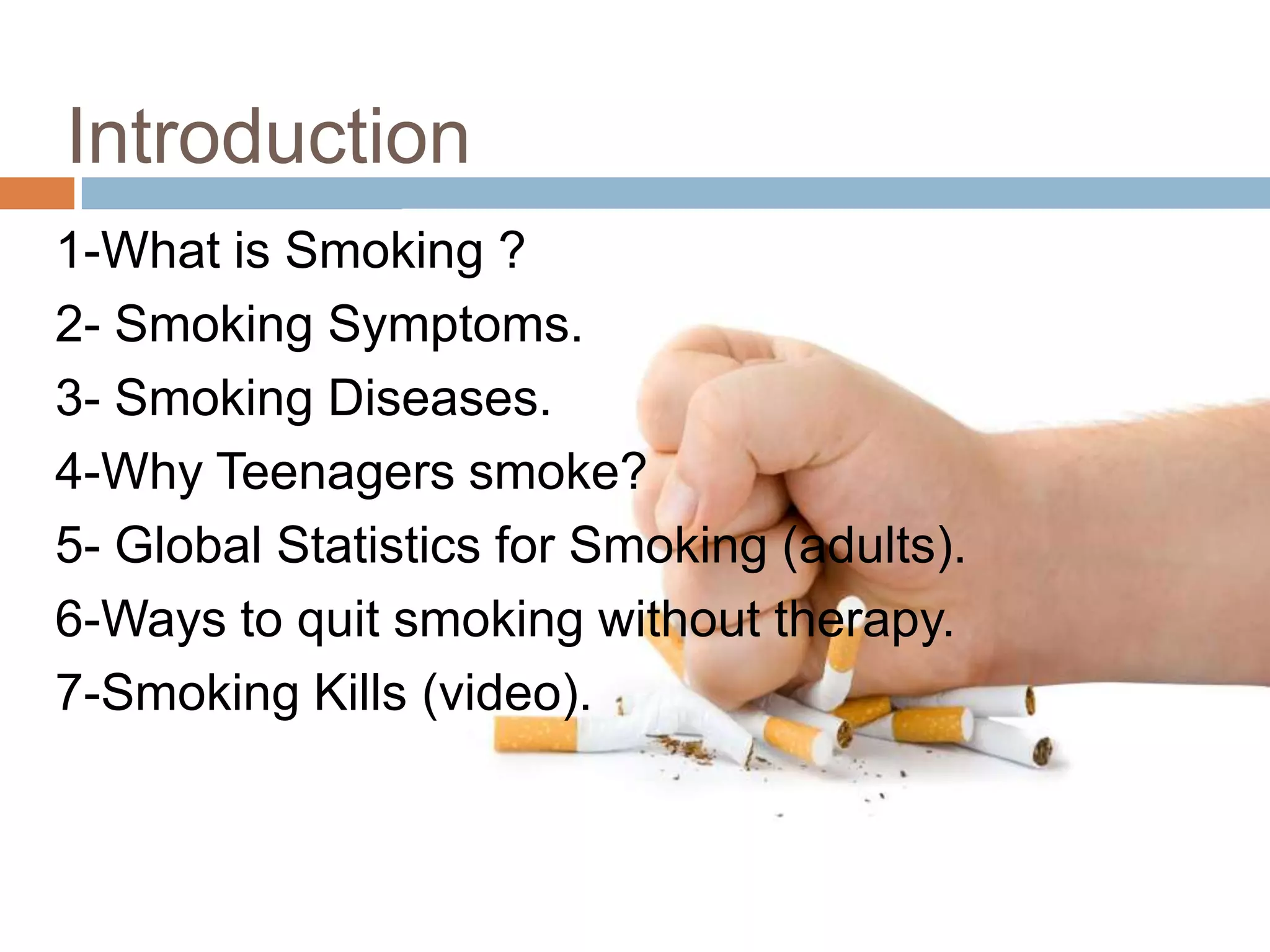 Smoking kills....my seminar | PPTX