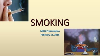 MIHS Presentation
February 13, 2018
 