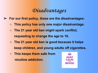 disadvantages of smoking cigarettes Winton Woods MS- Smoking Problem