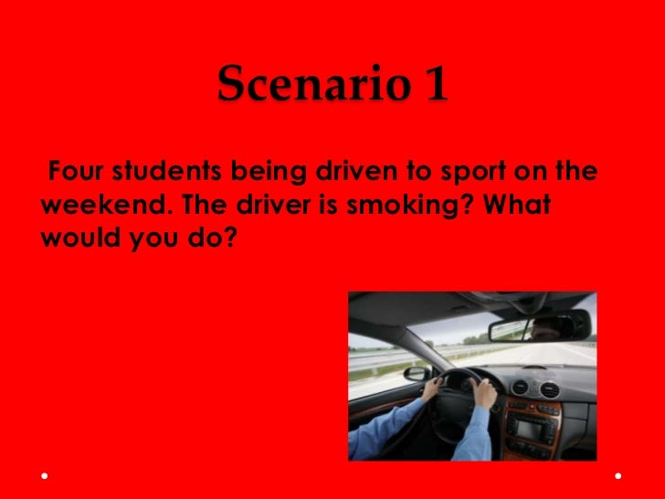 Smoking scenario role play