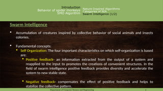 SMO Lecture on Spider monkey optimisation algorithm. | PPTX