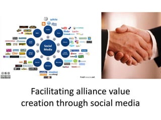 Facilitating alliance value creation through social media 