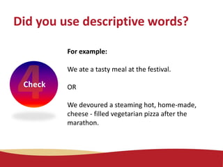 Describing an Event | PPTX