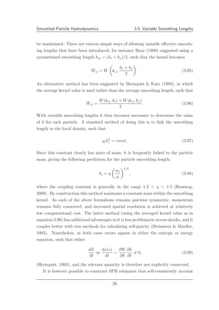 Smoothed Particle Hydrodynamics | PDF