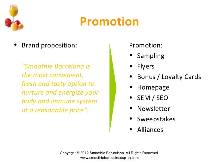 example of value proposition in business plan