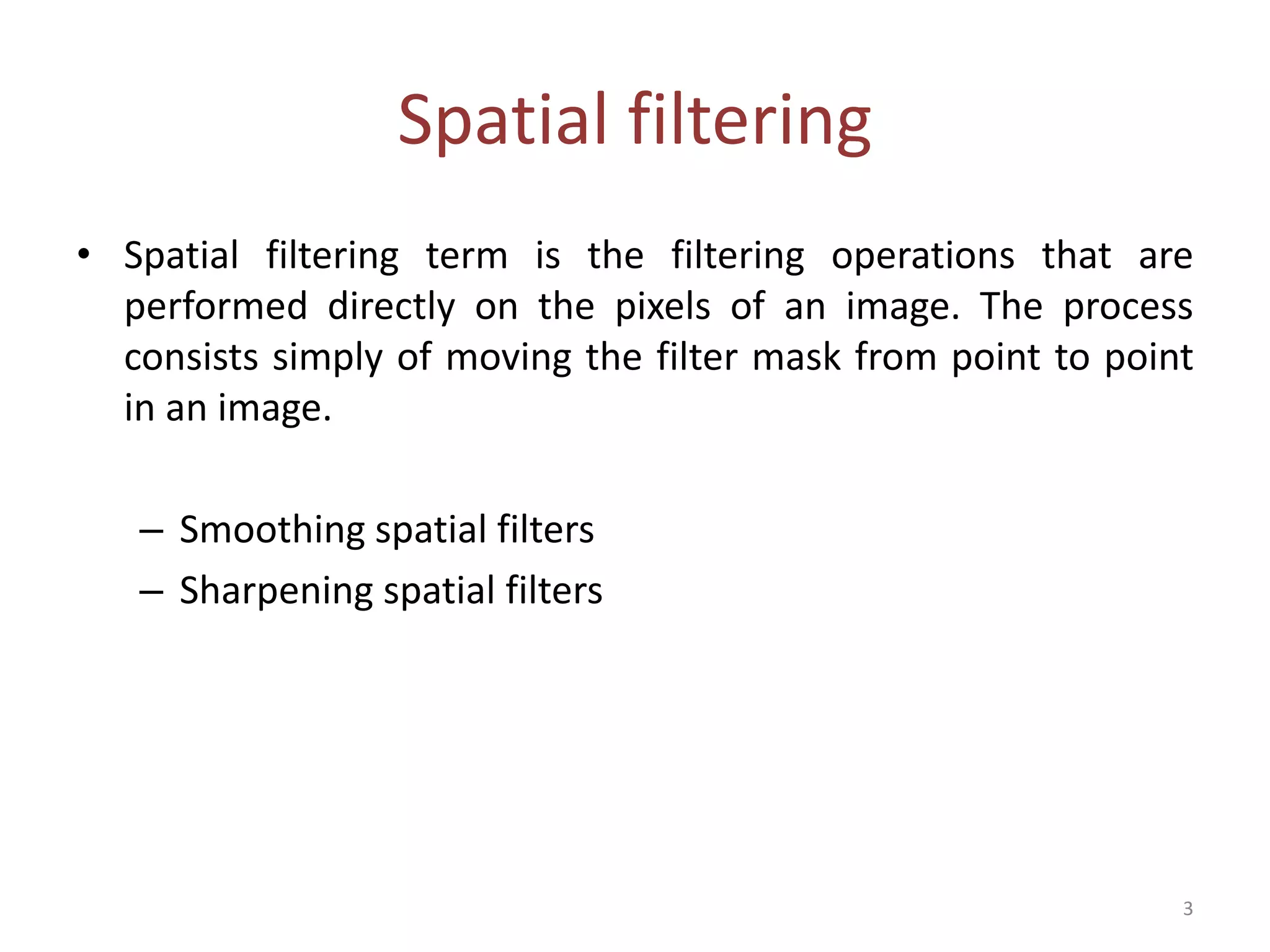 Smoothing in Digital Image Processing | PPTX | Photo Editing Software ...