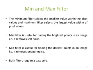 Smoothing in Digital Image Processing | PPTX | Photo Editing Software ...