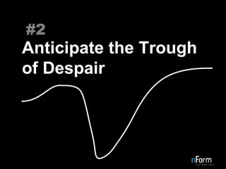 Anticipate the Trough of Despair #2 