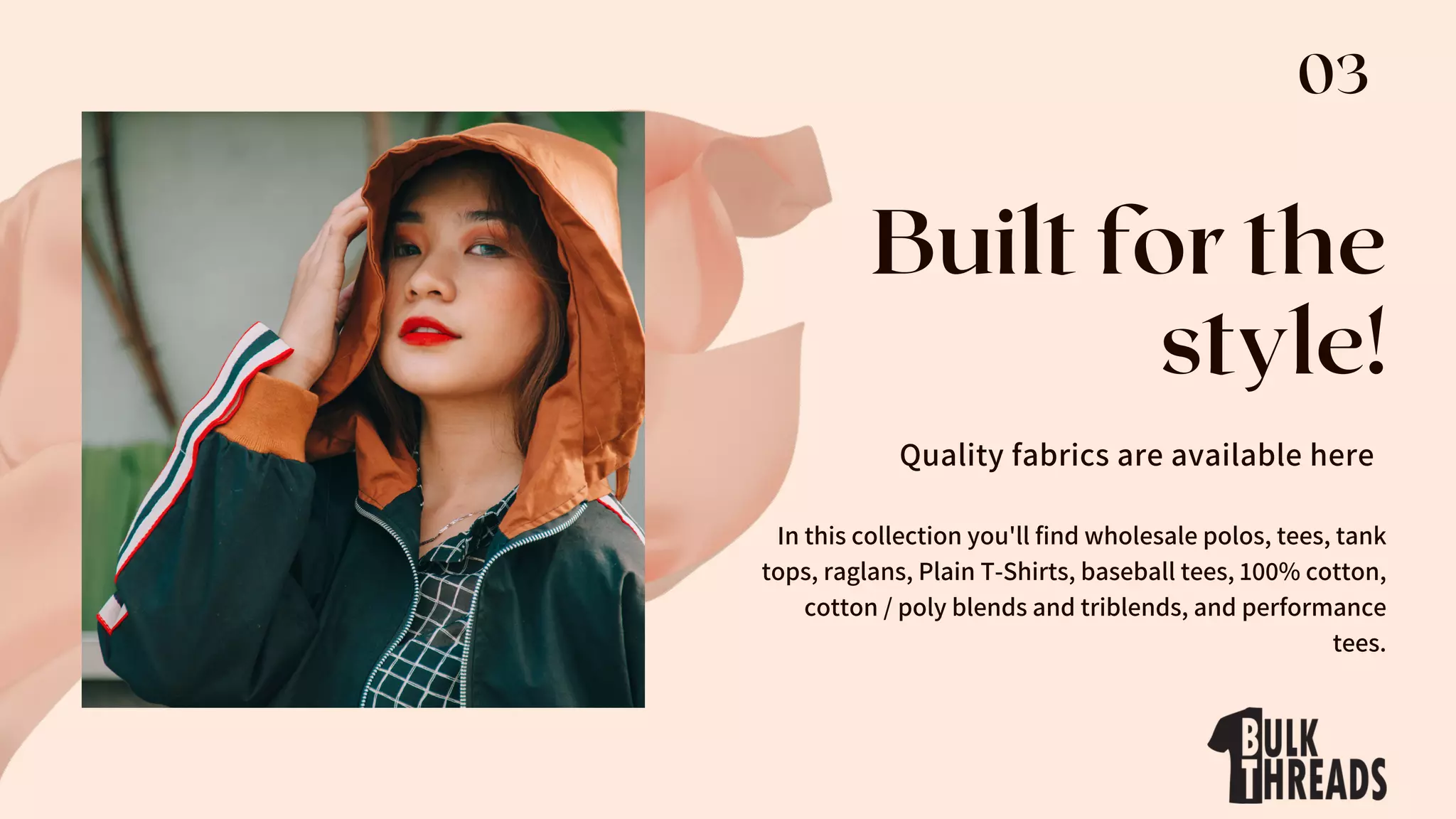 Smooth inside, stylish outside bulk threads! | PPT