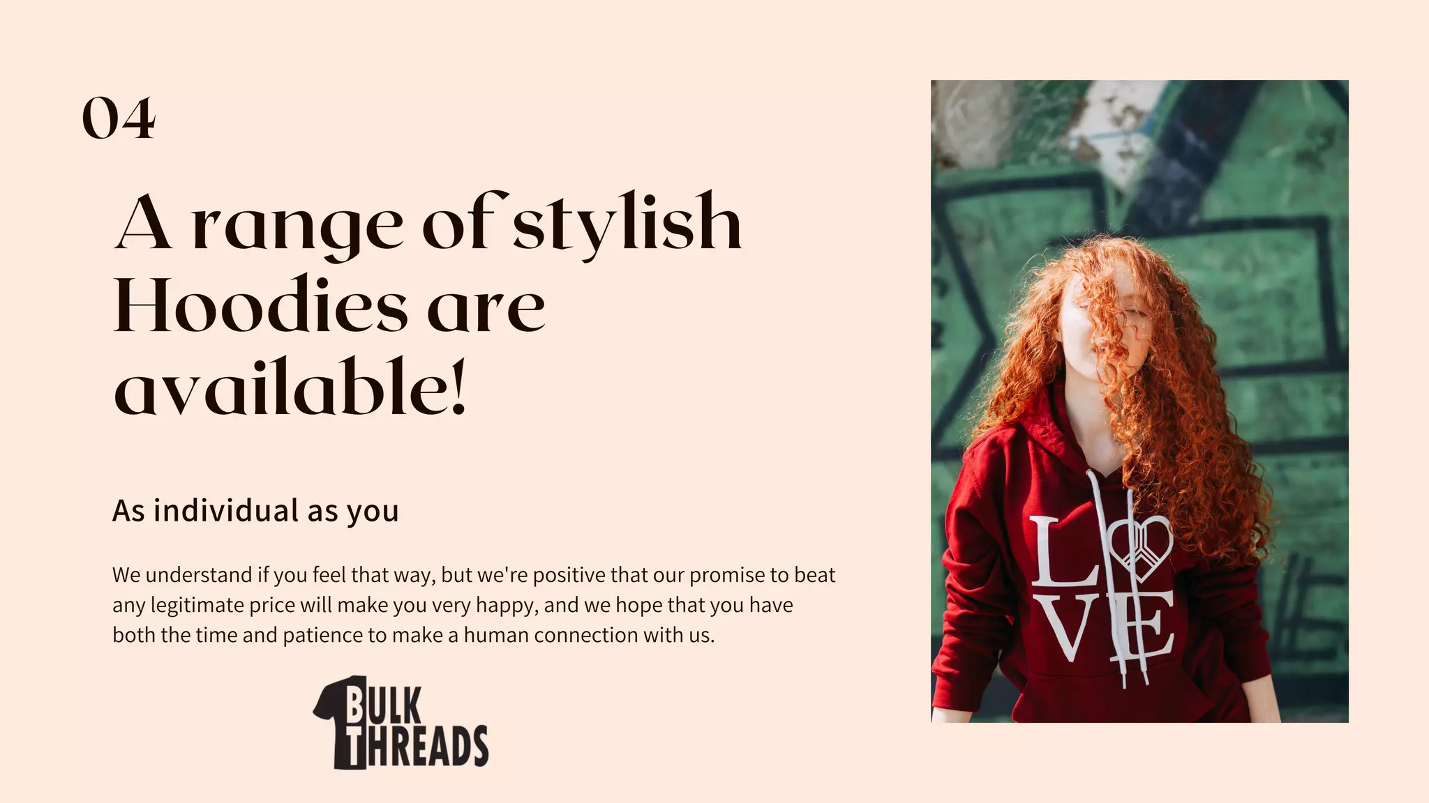 Smooth inside, stylish outside bulk threads! | PPT