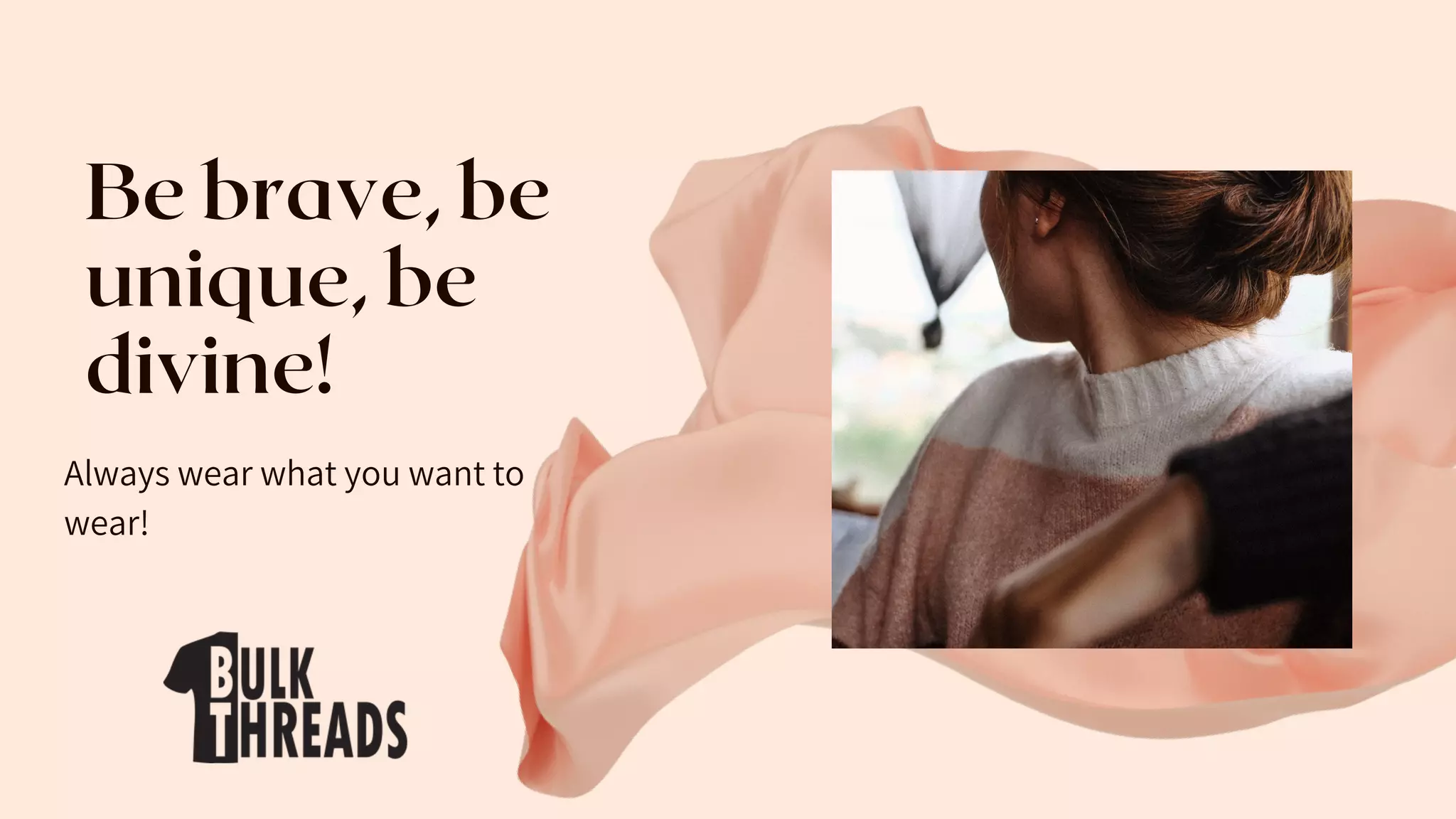 Smooth inside, stylish outside bulk threads! | PPT