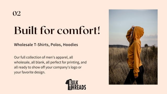 Smooth inside, stylish outside bulk threads! | PPT