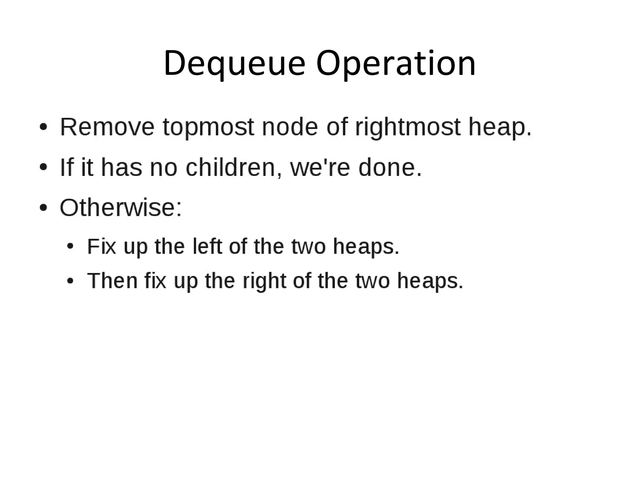Dequeue Operation
 