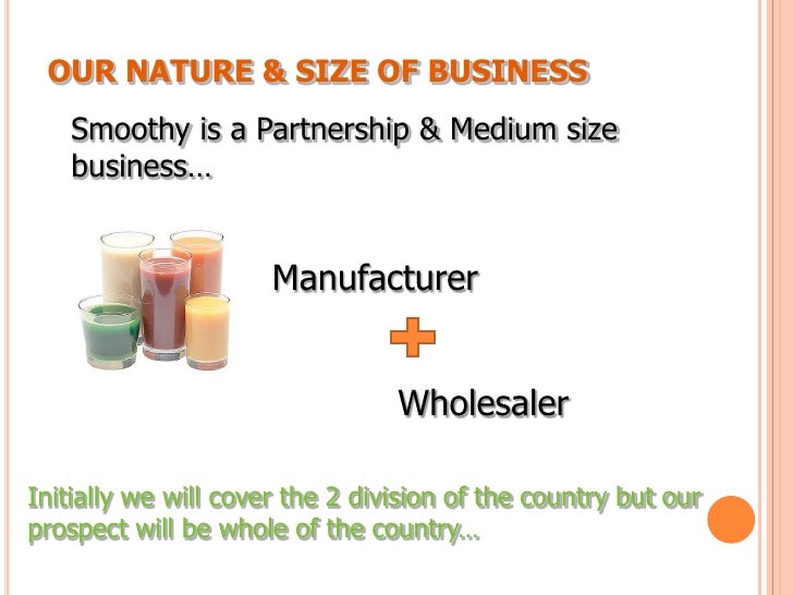 Business Plan of Smoothy Juice Company