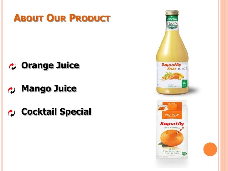 " marketing plan of mixed fruit juice: blended "  a new 
