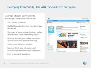 BlogWell Dallas Social Media Case Study: AT&T, presented by Lee Diaz | PDF