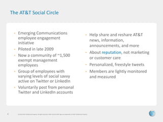 BlogWell Dallas Social Media Case Study: AT&T, presented by Lee Diaz | PDF