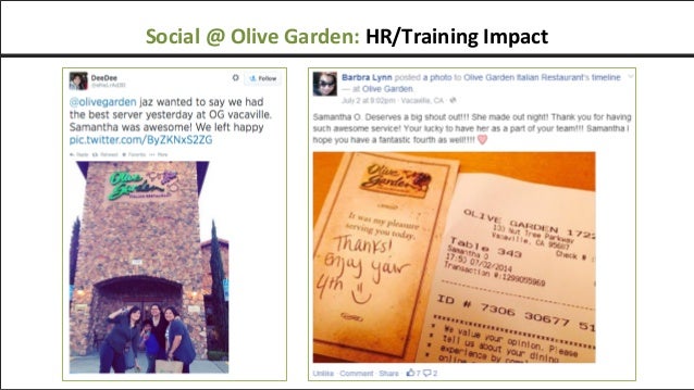 Darden Social At Olive Garden Presented By Justin Sikora