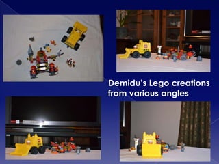 Demidu’s Lego creations from various angles