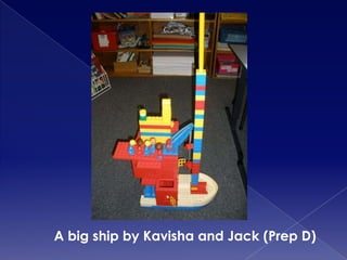 A big ship by Kavisha and Jack (Prep D)