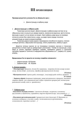 Smotra 2014- 2015 - propozicije - osnovne skole | PDF