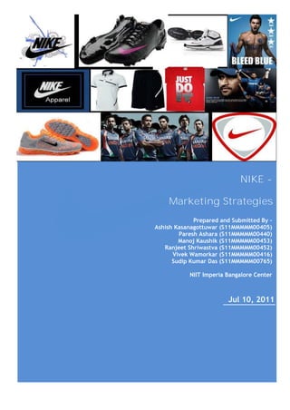 dieta hermosa Feudo Nike: Marketing Strategies