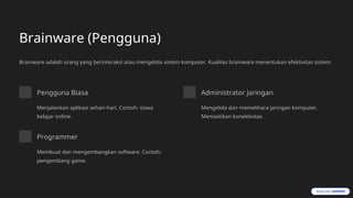 bab empat sistem komputer pelajaran informatika | PPT