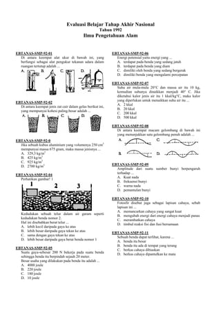 Evaluasi Belajar Tahap Akhir Nasional
                                                       Tahun 1992
                  ...