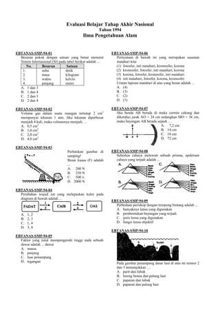 Evaluasi Belajar Tahap Akhir Nasional
                                                     Tahun 1994
                    ...