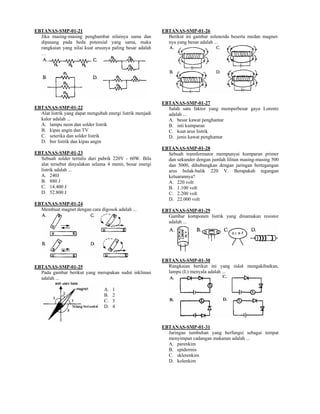 EBTANAS-SMP-01-21                                           EBTANAS-SMP-01-26
  Jika masing-masing penghambat nilainya sam...