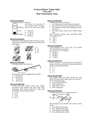 Evaluasi Belajar Tahap Akhir
                                                        Tahun 2004
                          ...